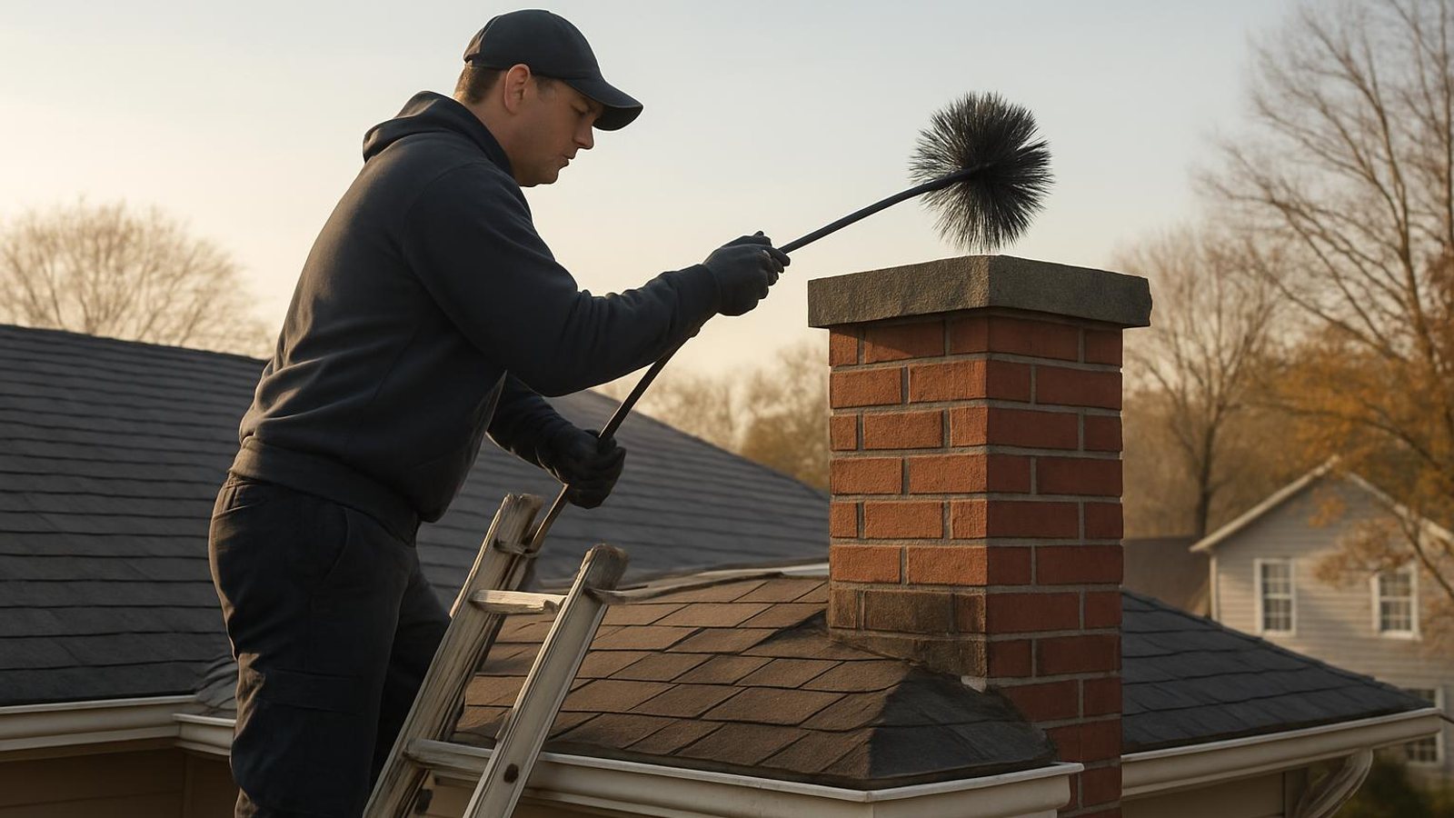 Practical chimney sweep & inspection in Central Islip